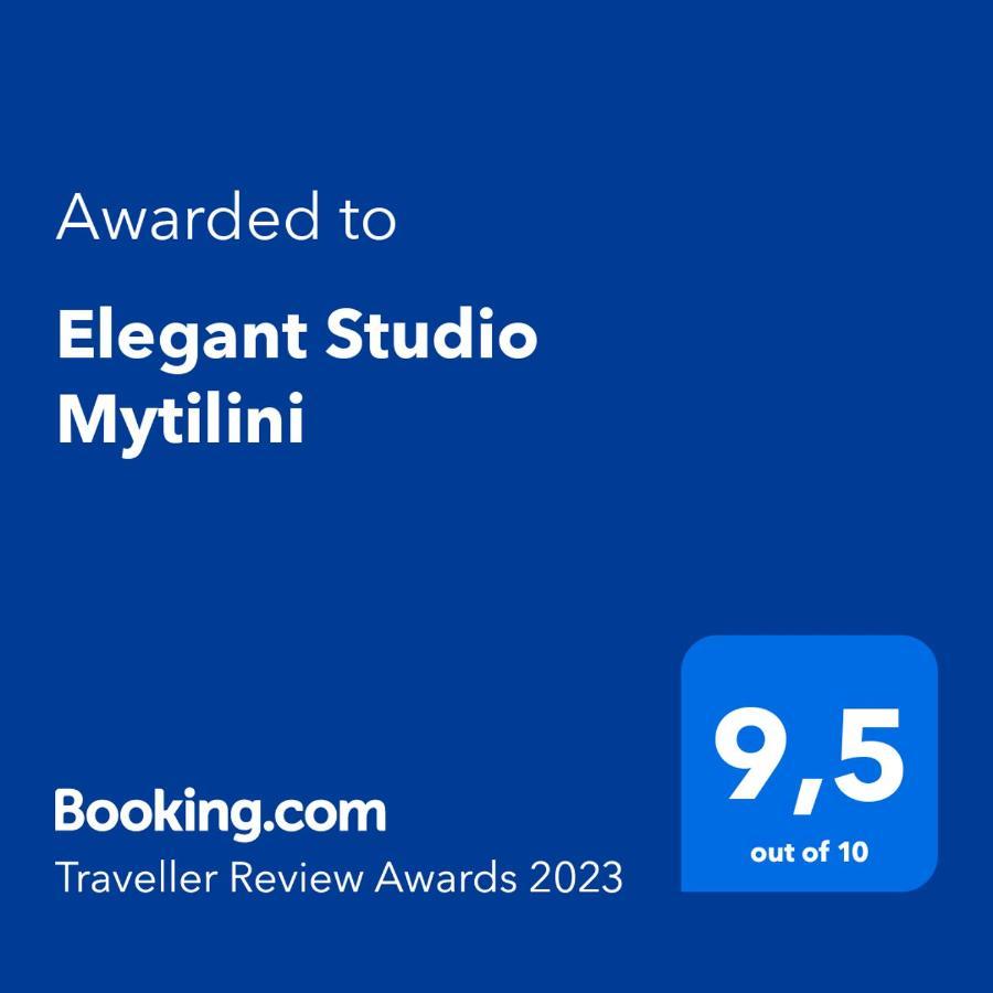 Elegant Studio Mytilini Appartamento Esterno foto
